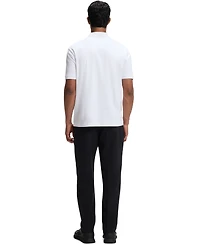 Boss by Hugo Boss Men's Interlock Cotton Striped-Trim Polo Shirt
