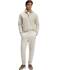 Boss by Hugo Boss Men's Interlock-Cotton Zip-Neck Polo Shirt
