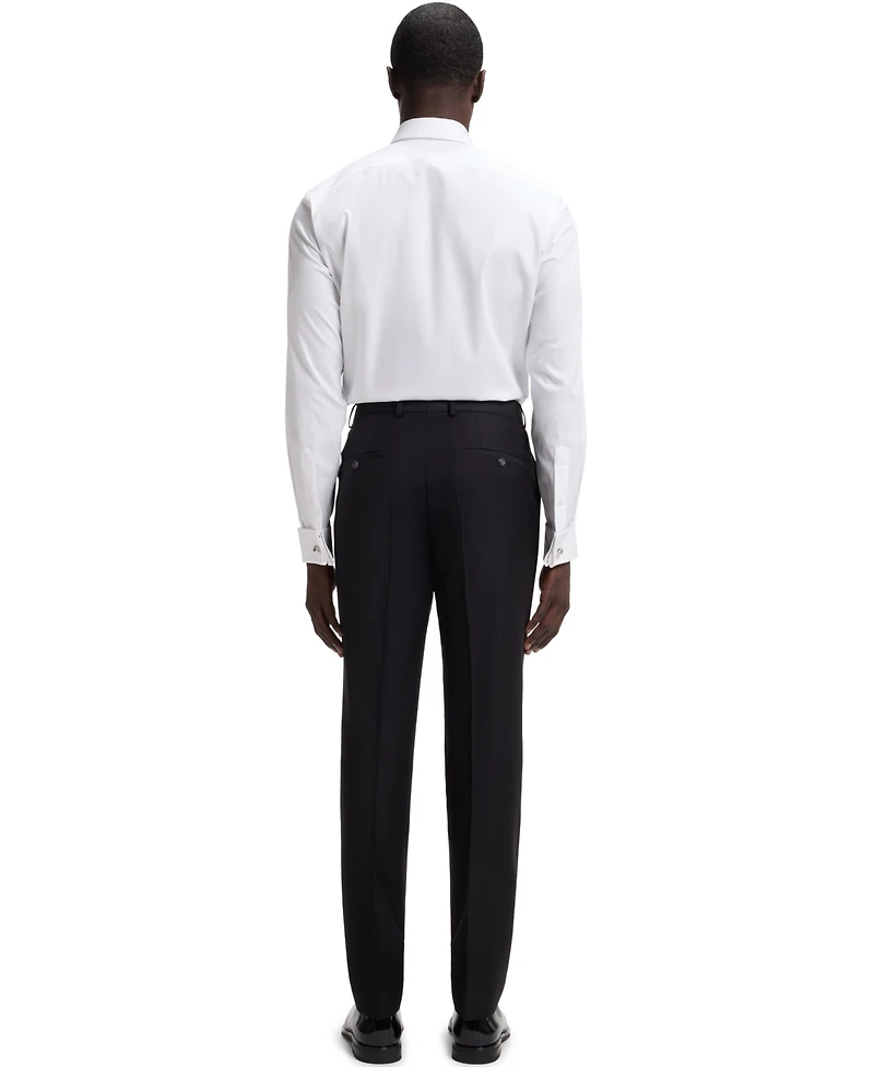 Boss by Hugo Men's Wrinkle-Free Cotton Poplin Regular-Fit Dress Shirt