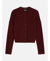 Scotch & Soda Women's Fuzzy Relaxed-Fit V-Neck Cardigan