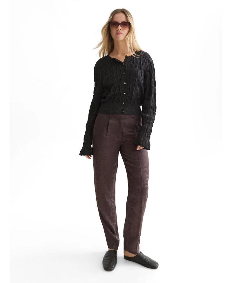 Scotch & Soda Women's Smock Stitch Lightweight Cardigan