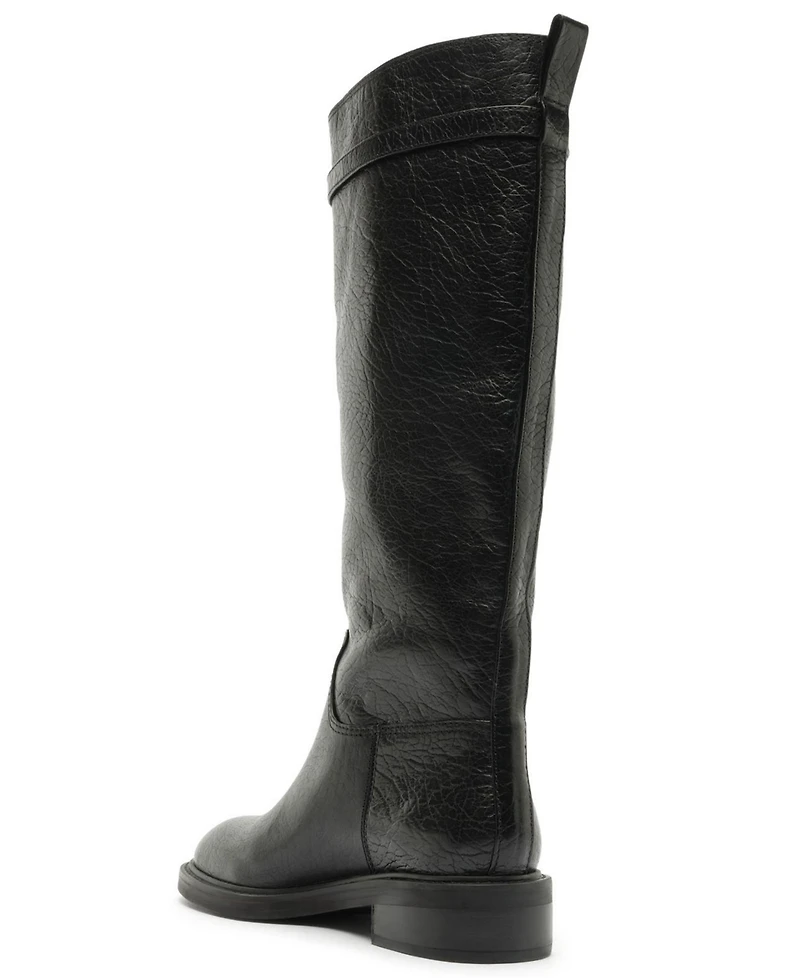 Schutz Women's Bianca Round Toe Tall Dress Boots