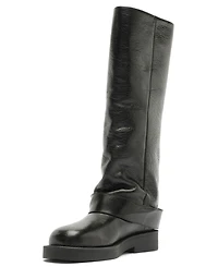 Schutz Women's Patrice Up Round Toe Tall Boots
