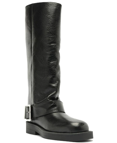 Schutz Women's Patrice Up Round Toe Tall Boots