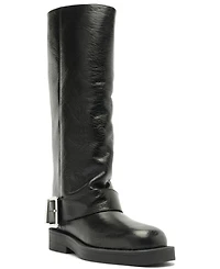 Schutz Women's Patrice Up Round Toe Tall Boots