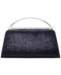 Nina Genesis Metallic Snake Small Handle Clutch Handbag