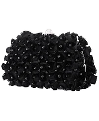 Nina Paloma All Over Imitation Pearl Small Clutch Handbag