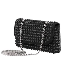 Nina Bixby Crystal Trim Mini Crossbody Handbag