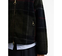 Barbour Women's Kirklees Tartan Jacquard Half-Zip Fleece