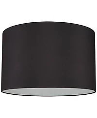 Springcrest Set of 2 Hardback Drum Lamp Shades Large 19" Top x 19" Bottom x 12" High Spider Replacement Harp Finial Fitting
