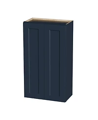 Boyel Living 24W x 12D x 42H Solid Wood Shaker Wall Cabinet Soft Close Double Door Adjustable Shelves Rta for Kitchen Bath Laundry