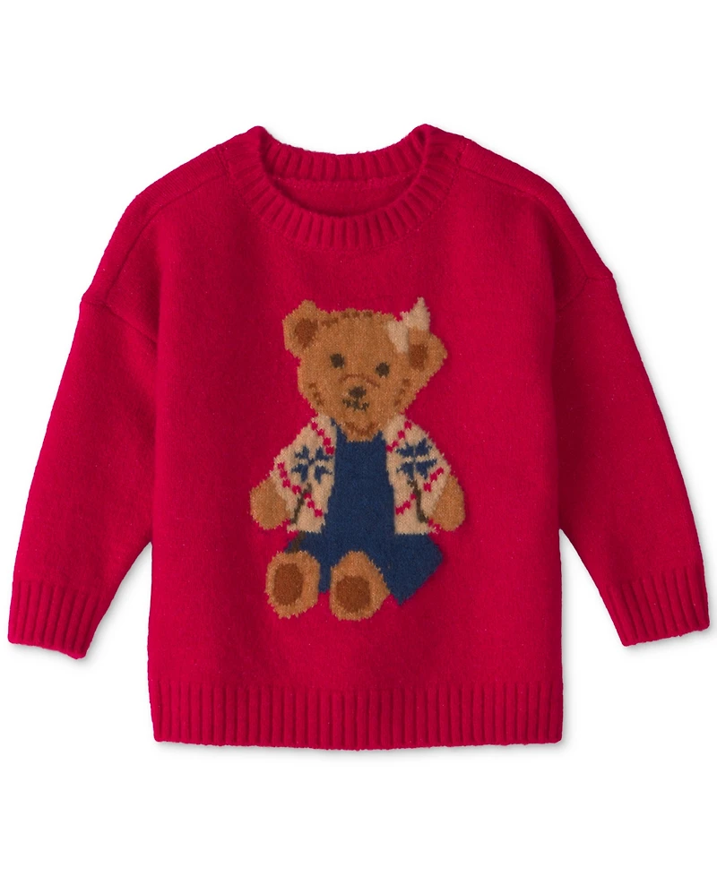 Osh Kosh Baby Girls' Long-Sleeve Crew Neck Sweater