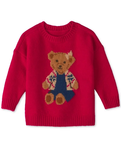 Osh Kosh Baby Girls' Long-Sleeve Crew Neck Sweater