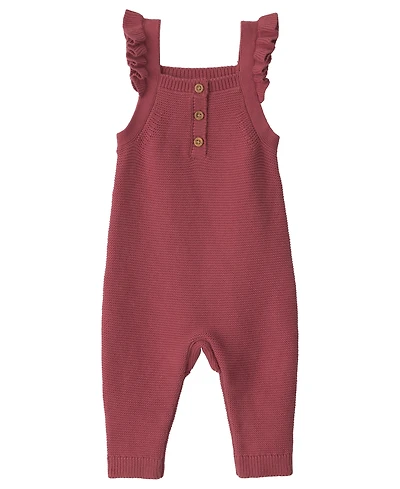 Little Planet by Carter's Baby Girls' Sweater-Knit Square-Neck Overalls