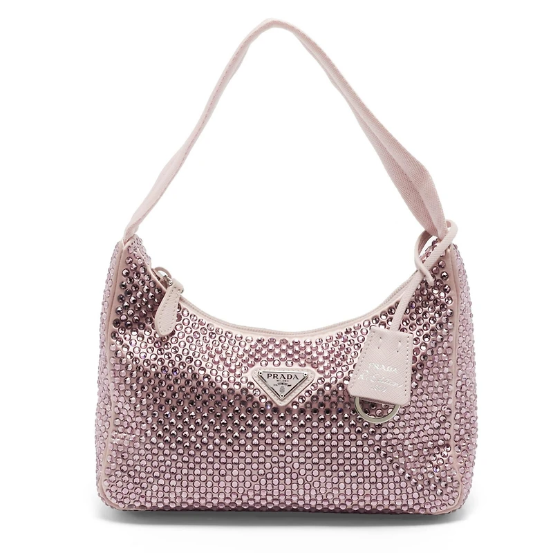 Pre-Owned Prada Women's Crystals Shoulder Bag