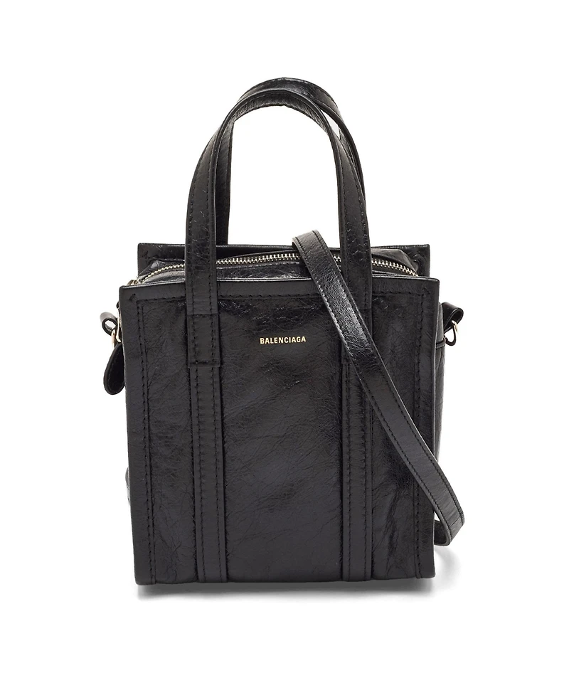 Pre-Owned Balenciaga Women's Bazar Xs Arena Leather Shopper Tote