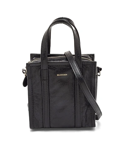 Pre-Owned Balenciaga Women's Bazar Xs Arena Leather Shopper Tote