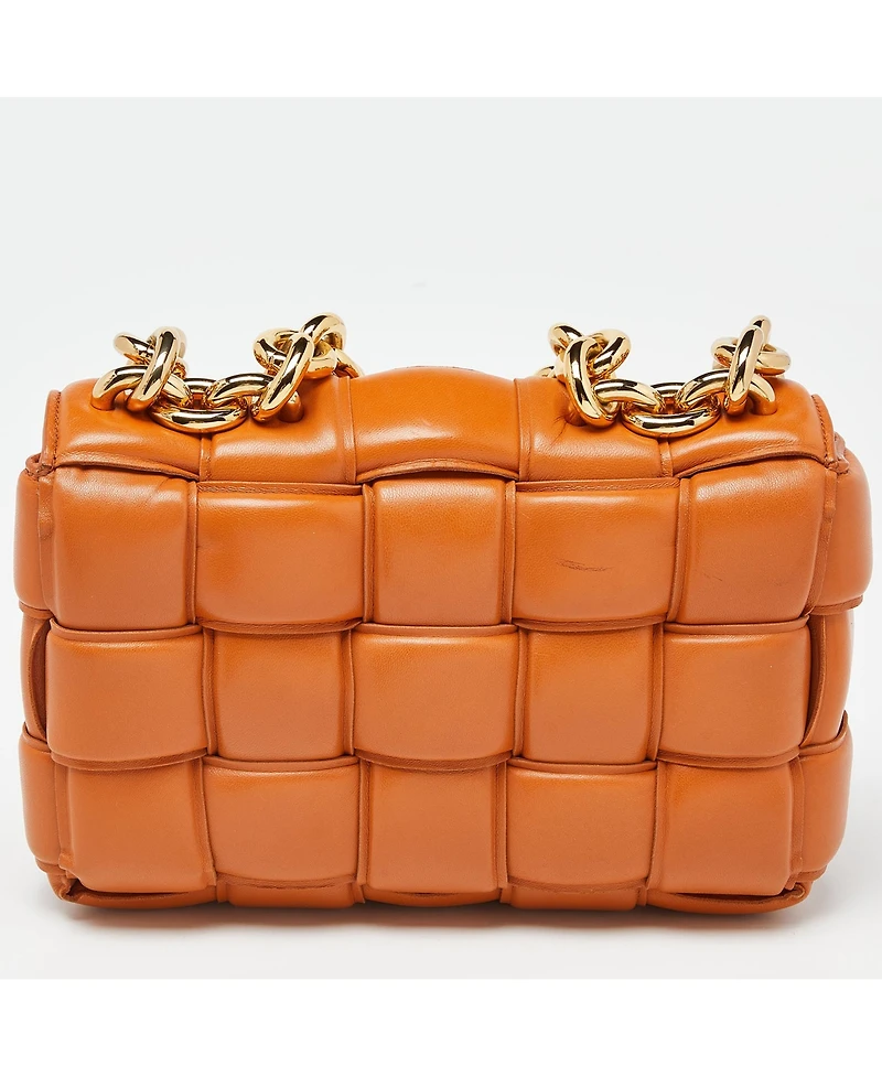 Pre-Owned Bottega Veneta Women's Chain Cassette Padded Leather Shoulder Bag