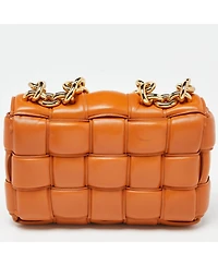 Pre-Owned Bottega Veneta Women's Chain Cassette Padded Leather Shoulder Bag