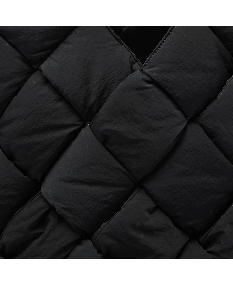 Pre-Owned Bottega Veneta Padded Cassette Intrecciato Nylon Tote