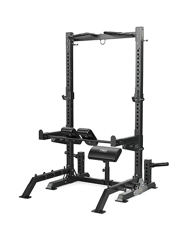 Fed Fitness SR2 1100 Lbs All-in-One Squat Power Rack, Six-Point Stable Home Gym Rack for Squats Bench Press Hip Thrust Pull Ups