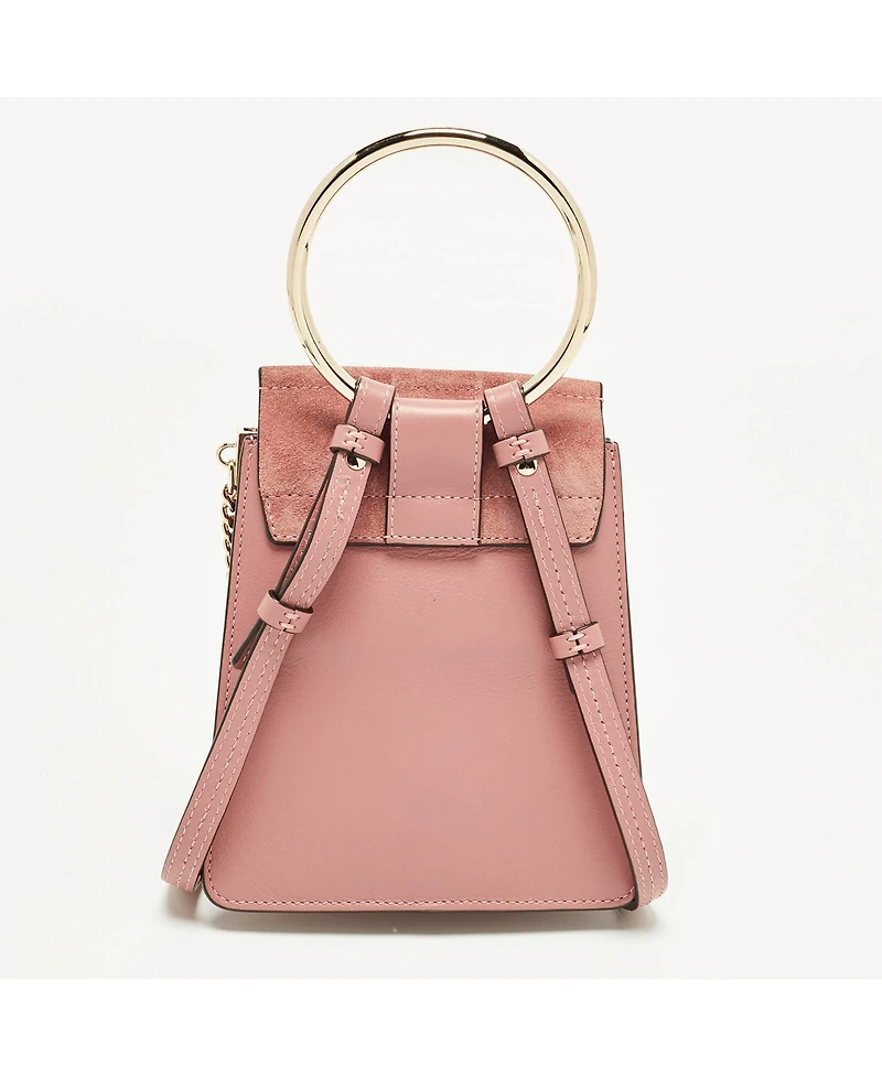 Pre-Owned Chloe Women's Faye Mini Leather and Suede Crossbody Bag