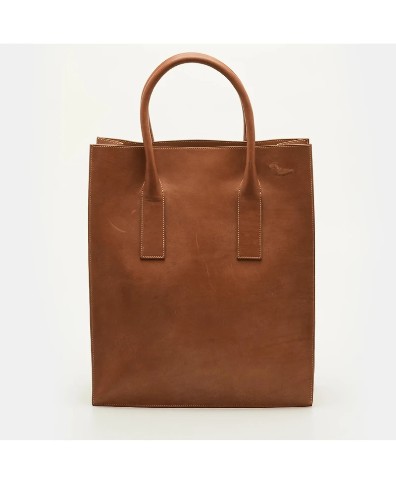 Pre-Owned Celine Women's Linda Leather Shopper Tote Bag