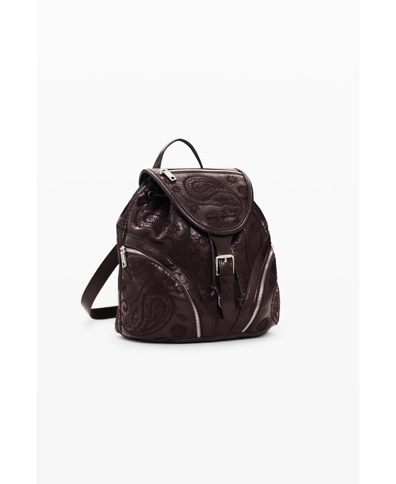 Desigual Women's Small leather-effect backpack