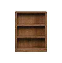 Bison Office Oiled Oak Finish Storage Bookcase with Open Shelving for Living Room