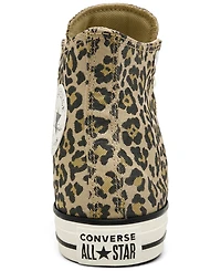 Converse Women's Chuck Taylor All Star Leopard Jacquard High Top Sneakers from Finish Line