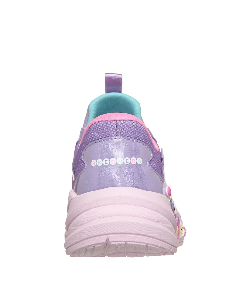 Skechers Little Girls Slip-ins: Hyper-Quest - Where's My Charm Pop Lifestyle Sneakers from Finish Line