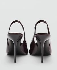 Mango Women's Patent Heeled Shoes