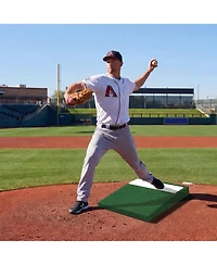 Glintex Pitching Mound, Portable 27 x 27 in Turf Pad, Holds 265 lbs.