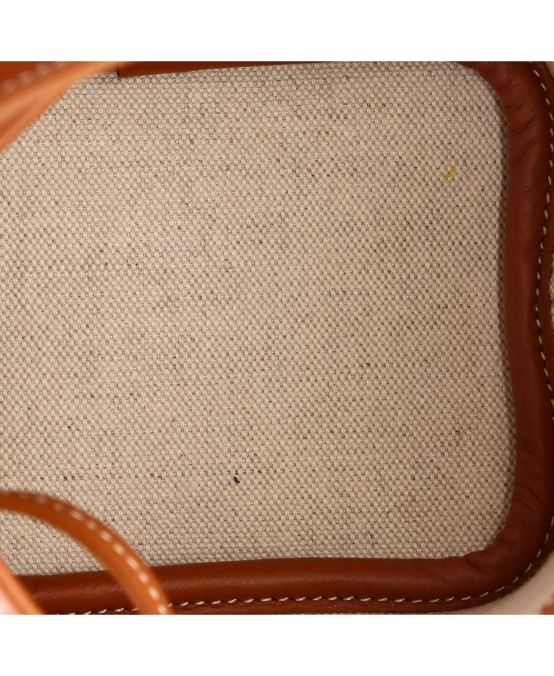 Pre-Owned Goyard Mini Petit Flot Bucket Bag Coated Canvas