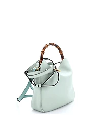 Pre-Owned Gucci Medium Diana Nm Bamboo Shoulder Bag Leather