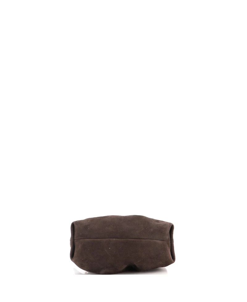 Pre-Owned Salvatore Ferragamo Small Piercing Shoulder Bag Suede