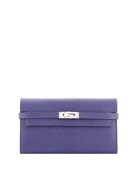Pre-Owned Hermes Long Kelly Wallet Verso Epsom