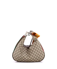 Pre-Owned Gucci Medium Attache Shoulder Bag Gg Coated Canvas