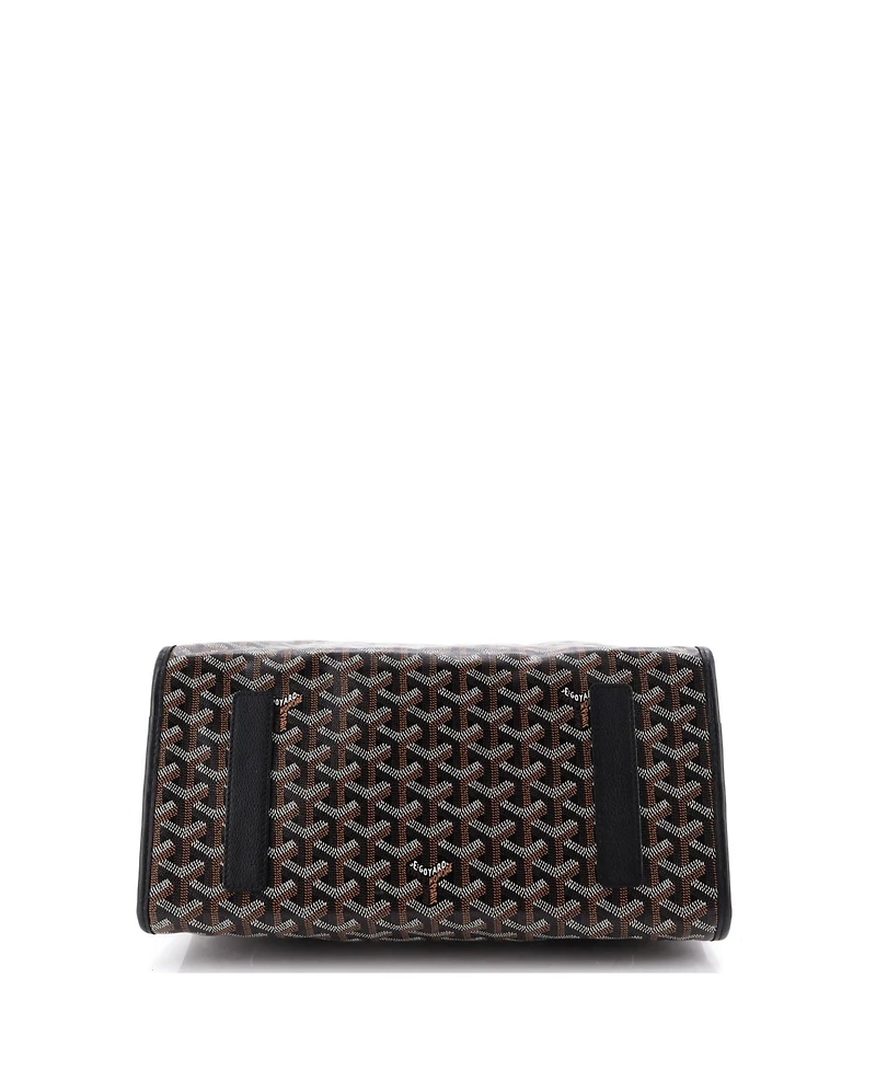 Pre-Owned Goyard Saint Leger Briefcase Backpack Coated Canvas