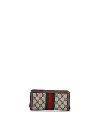 Pre-Owned Gucci Ophidia Zip Around Wallet Gg Coated Canvas