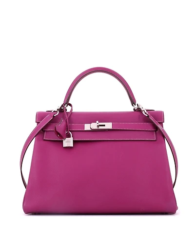 Pre-Owned Hermes Candy 32 Handbag Epsom