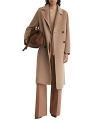 Reiss Women's Marina Wool-Blend Blindseam Double-Breasted Coat
