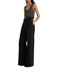 Reiss Women's Ruby Silk-Front Cami Top