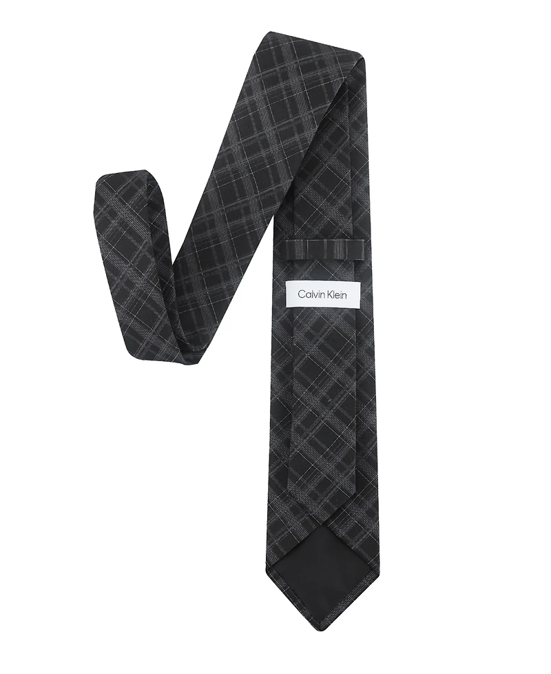 Calvin Klein Men's Willis Grid Classic Tie