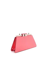 Pre-Owned Fendi Medium Peekaboo Cut Bag Leather