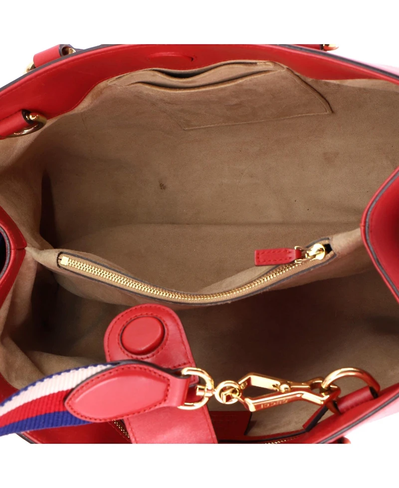 Pre-Owned Gucci Large Sylvie Top Handle Tote Leather