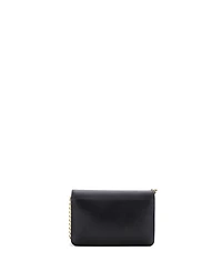 Pre-Owned Prada Small Flip Lock Wallet on Chain Clutch Saffiano Leather