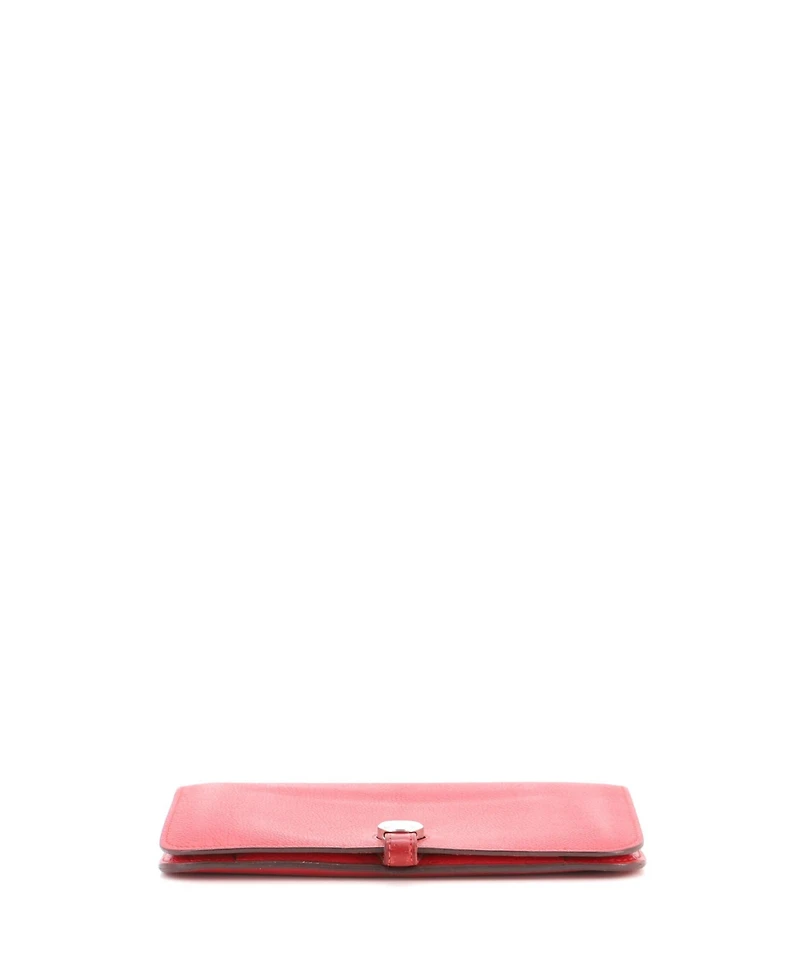 Pre-Owned Hermes Dogon Duo Combined Wallet Leather