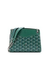 Pre-Owned Goyard Mini Structured Rouette Chain Shoulder Bag Coated Canvas