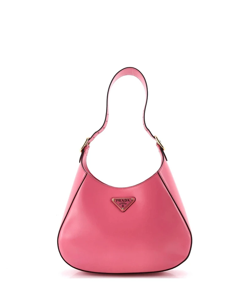 Pre-Owned Prada Medium Cleo Shoulder Bag Box Calf